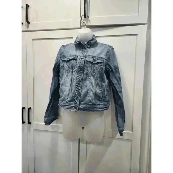 American Living by Ralph Lauren Women's Size Medium Jean Jacket Denim - Picture 1 of 6